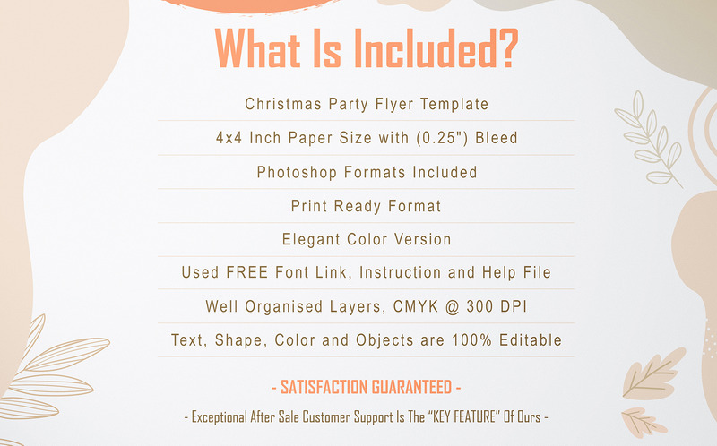 DJ Christmas Party Flyer Template - Features Image 2