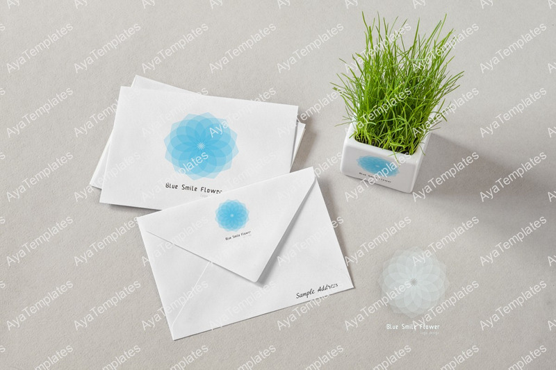 Blue Smile Flower Logo Design - Features Image 4