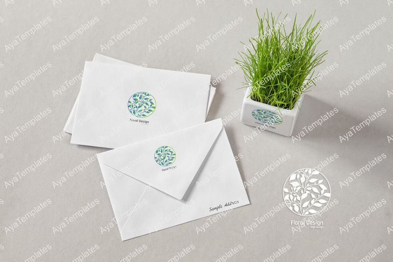 Modelo de design de logotipo de design floral - Features Image 2