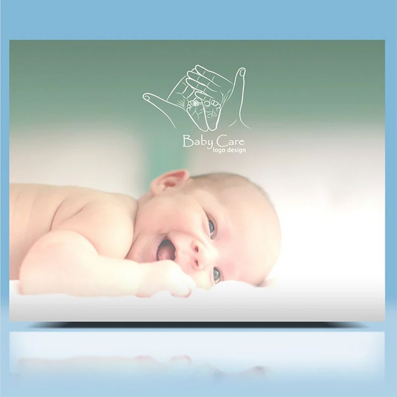 Modèle de conception de logo et d'identité de marque pour soins de bébé - Caractéristiques de l’image 4