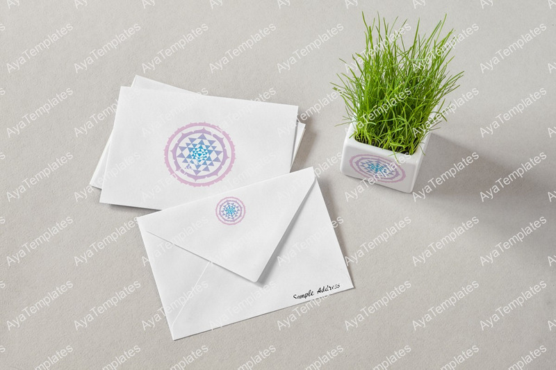 Design do logotipo do símbolo Sri Yantra - Features Image 1