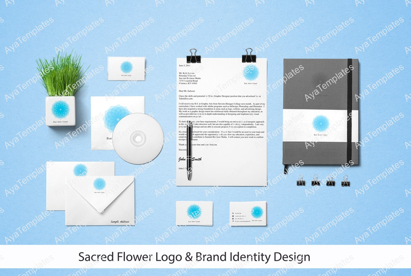 Blue Smile Flower Logo Design - Features Image 2