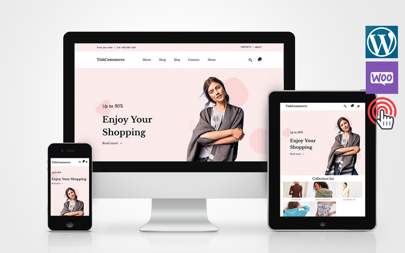 TishCommerce – Fashion WooCommerce WordPress Theme - Features Image 1
