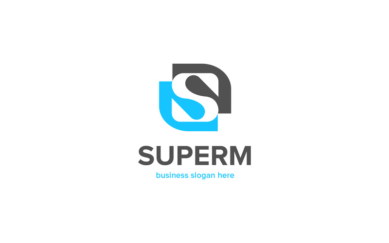 Modèle de conception de logo Superm S - Caractéristiques de l’image 2