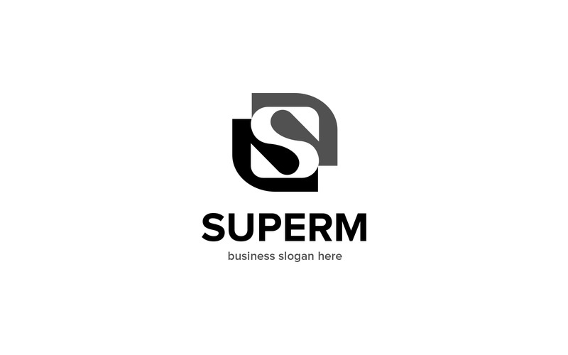 Modèle de conception de logo Superm S - Caractéristiques de l’image 1