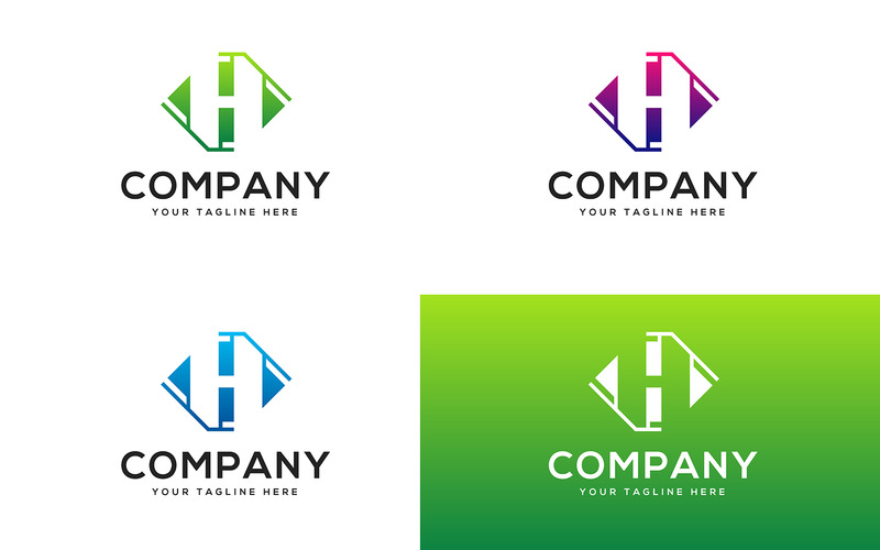 H Letter Cinematic Logo-Design - Eigenschaften Bild 1