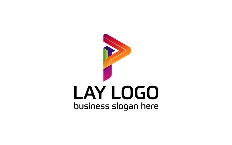 Plantilla de logotipo de letra P abstracta V2 - Características Imagen 1