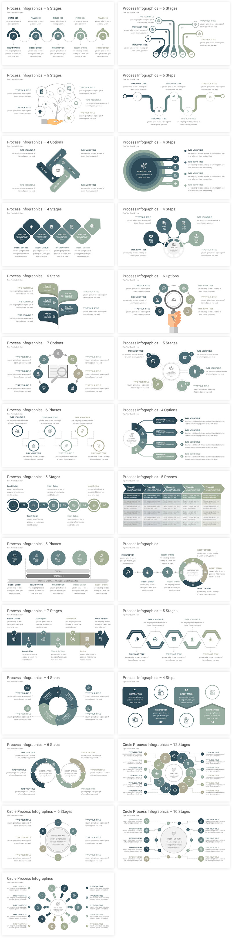Prozess-Infografiken Google Slides-Vorlagen - Eigenschaften Bild 1