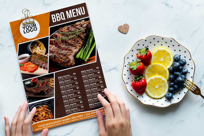 BBQ Menu – Šablona letáku č. 2 - Features Image 1