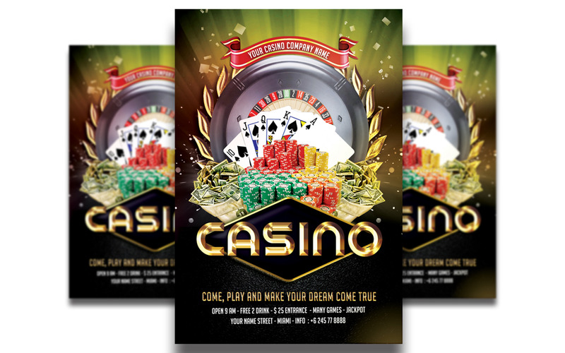 FREE - Casino Flyer Template - Features Image 1