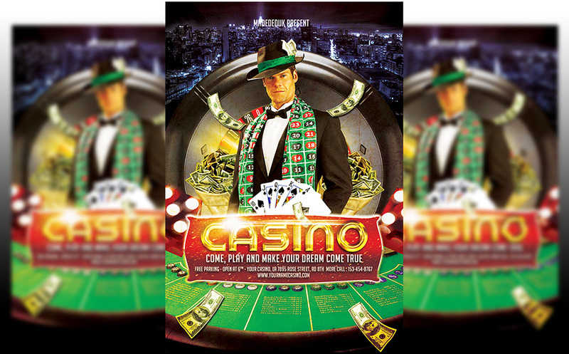 Casino & Poker Flyer Template #2 - Features Image 1