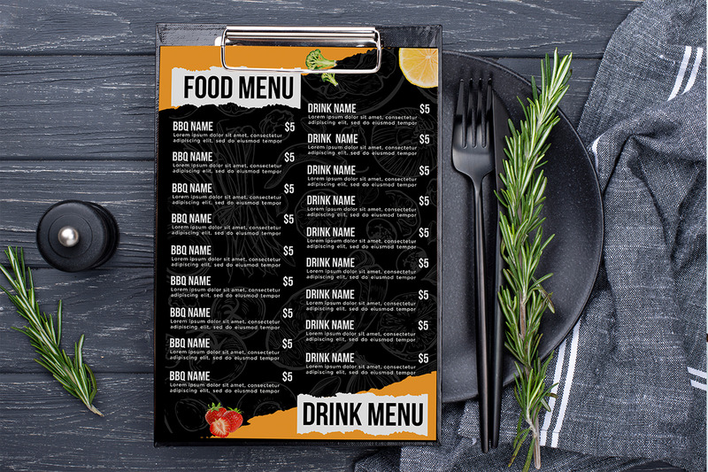 BBQ Menu - Šablona letáku - Features Image 3