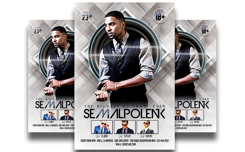 Soirée Dj - Modèle de Flyer #11 - Caractéristiques de l’image 1
