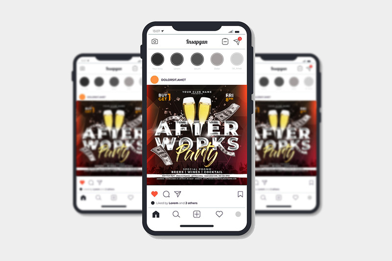 Club Parties - flyer template - Features Image 1