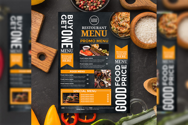 Simple restaurant menu template 2 - Features Image 4