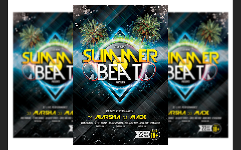 Plantilla de volante de ritmo de verano - Características Imagen 1