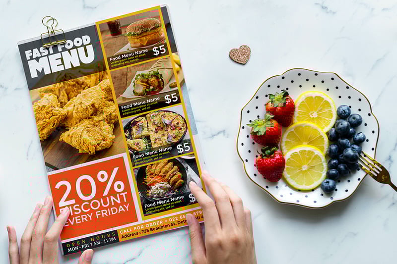 Restaurant Food Menu Design - Features Image 1