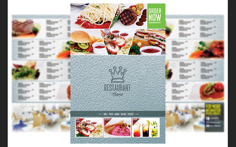 Restaurant Flyer Template Menu #3 - Features Image 1