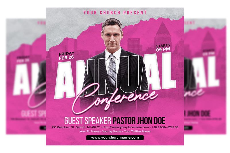 Chruch Flyer sablon design #5 - Features Image 3