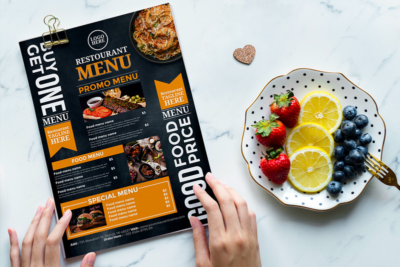Simple restaurant menu template 2 - Features Image 3