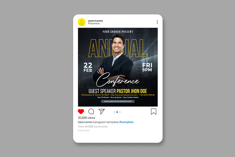 Chruch Flyer sablon design #2 - Features Image 1