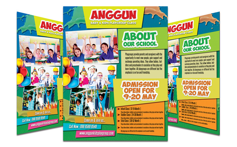 Playgroup / Junior School Flyer Templates #3 - Features Image 1