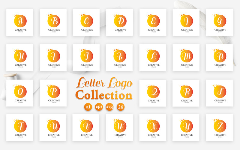 Gradient Letter Design Collection Logo Mall - Features Image 1
