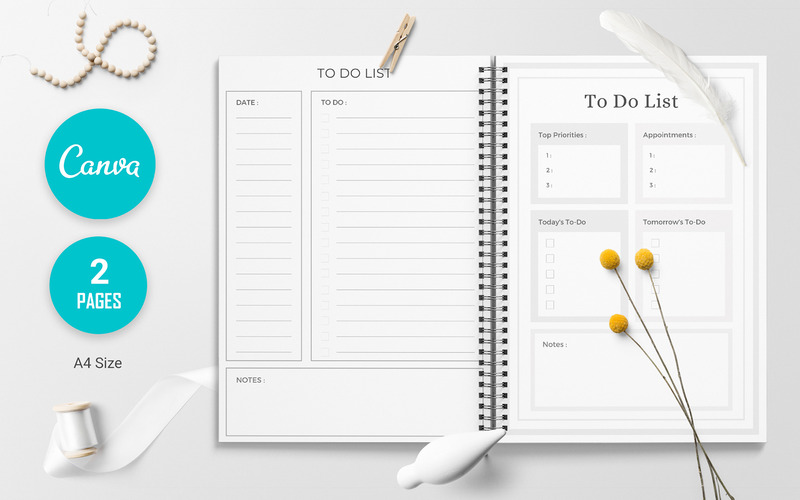 Canva To Do List Planner Template - Features Image 1