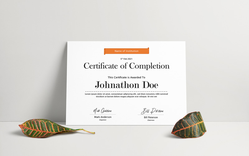 Mark - Plantilla de certificado - Características Imagen 3