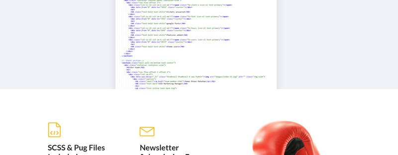 Martial Arts School Free Landing Page Template - Features Image 5