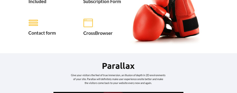 Martial Arts School Free Landing Page Template - Features Image 6