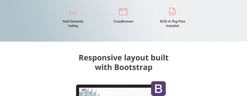 Archbook - Free Responsive Landing Page Template - Features Image 4
