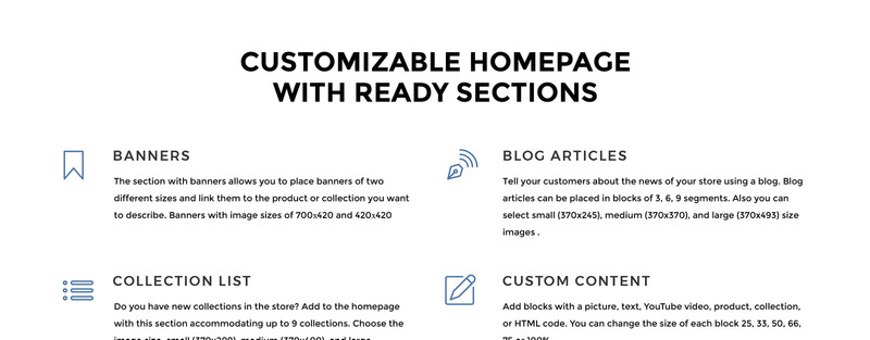 Knives store - Free Weapons Store Clean Shopify Theme - Features Image 7