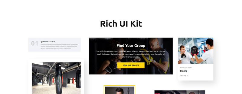 Martial Arts School Free Landing Page Template - Features Image 3