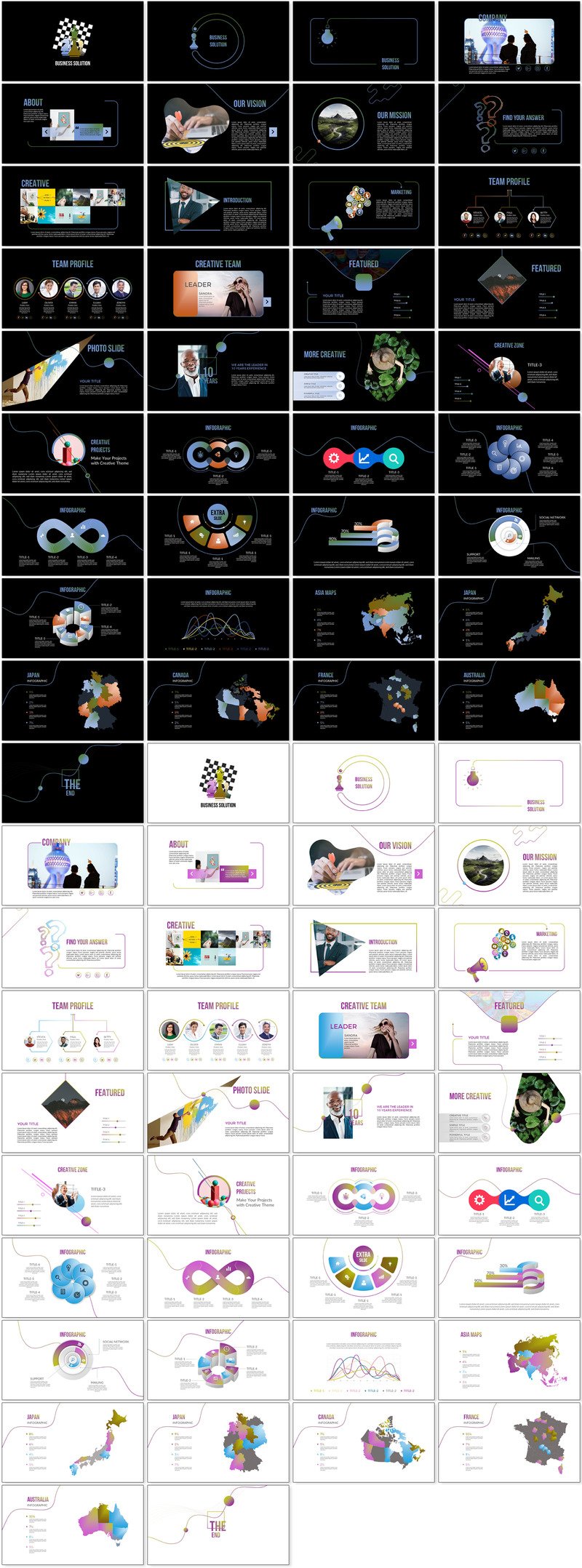Business Solution - Power Point Presentation Template - Features Image 1