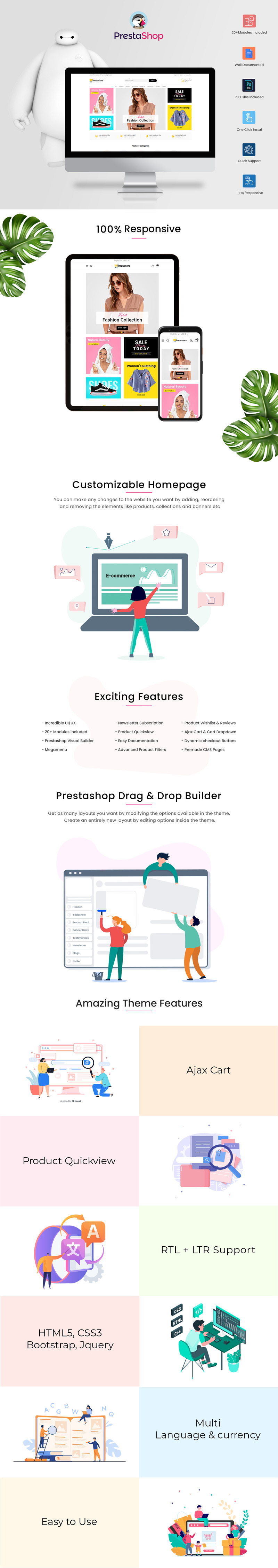 Imax Multipurpose Store Prestashop Theme - Features Image 1