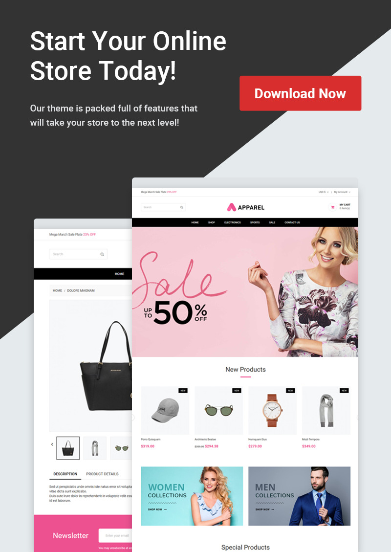 Apparel – Free PrestaShop Theme - Features Image 8