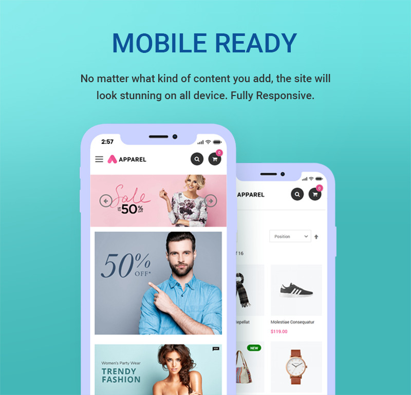 Bekleidung PRO – Responsives Prestashop-Theme - Features Image 1