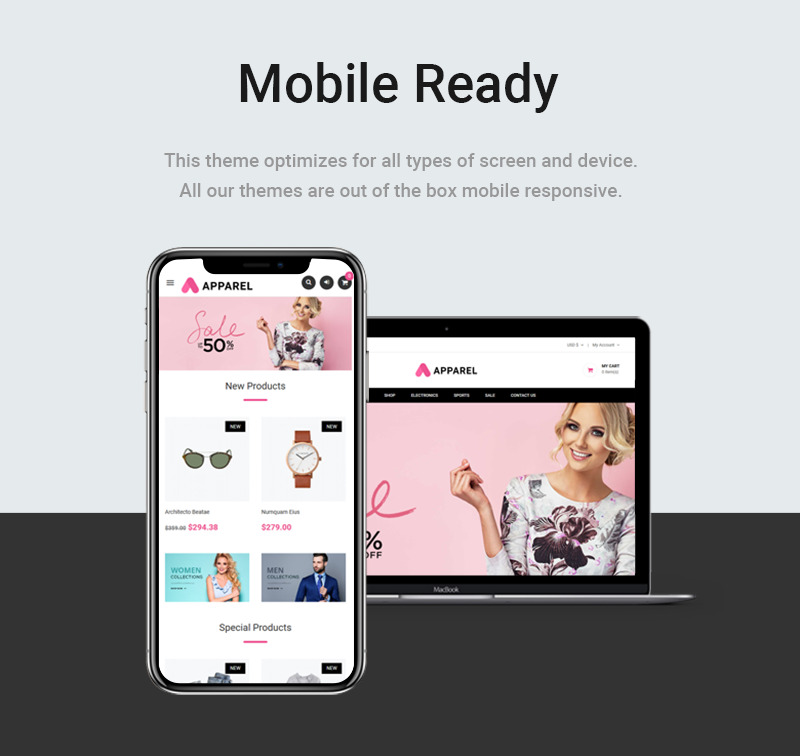 Apparel – Free PrestaShop Theme - Features Image 2