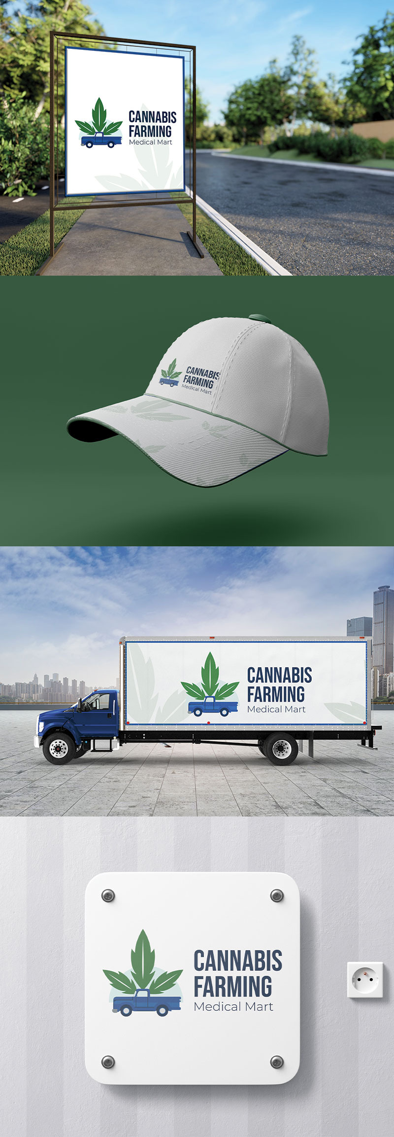 Cannabis Medical Logo Template - Features Image 1