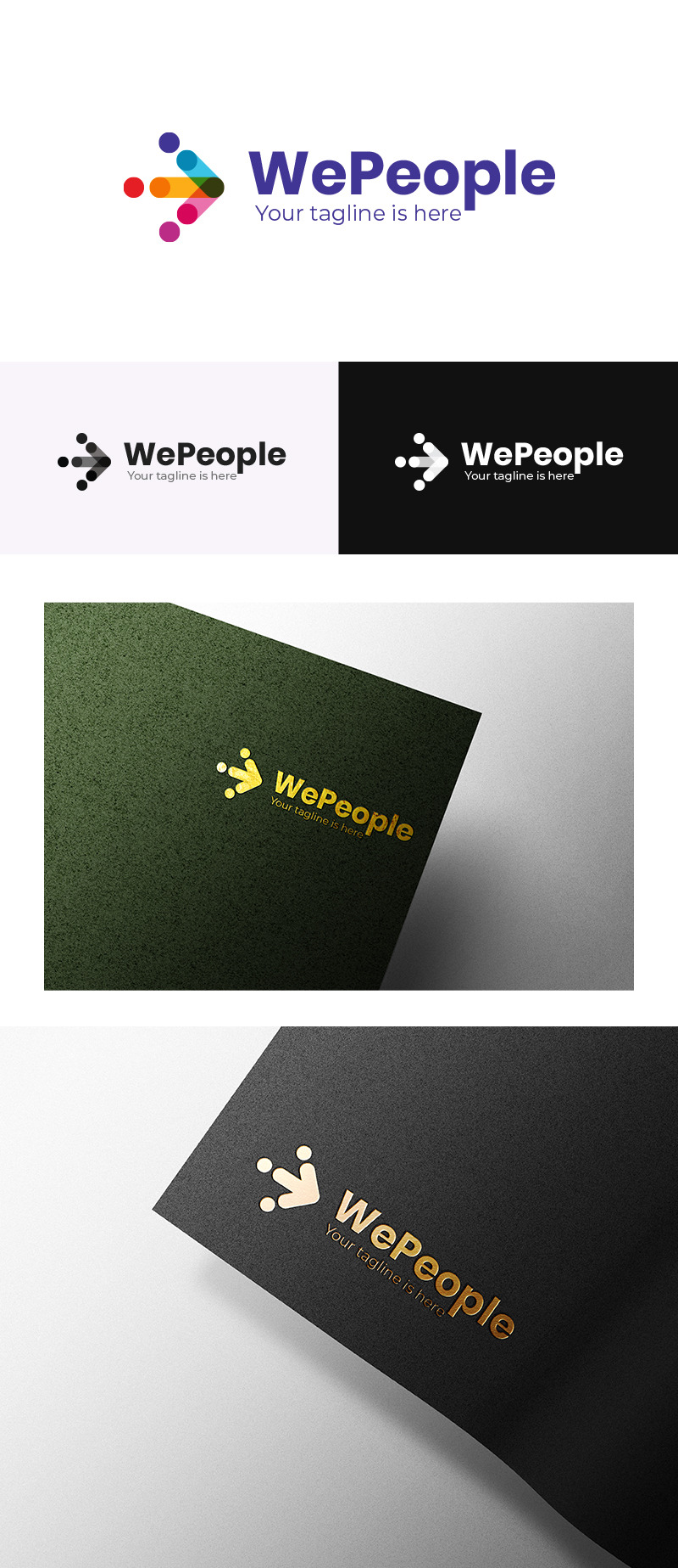 WePeople Community Organization Logo Template - Features Image 1