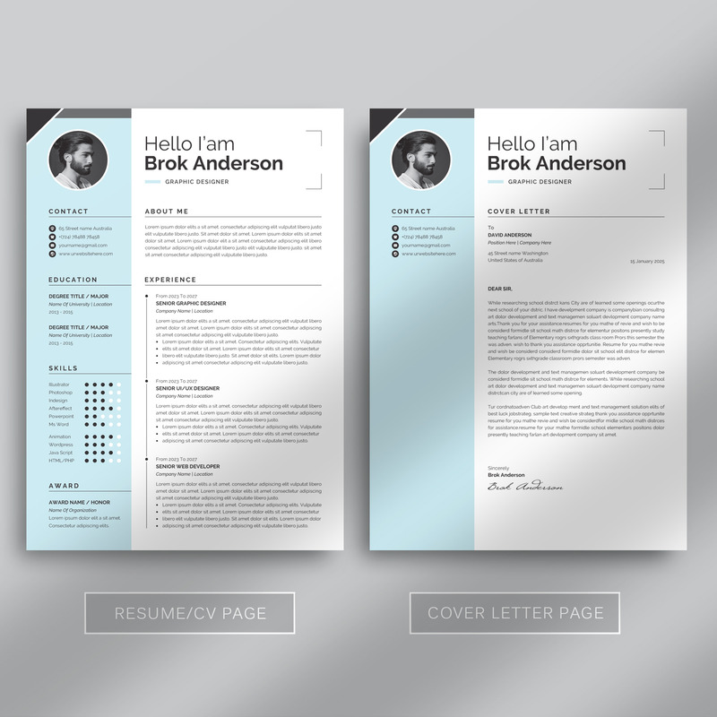 Clean & Elegant Resume/CV Template - Features Image 3
