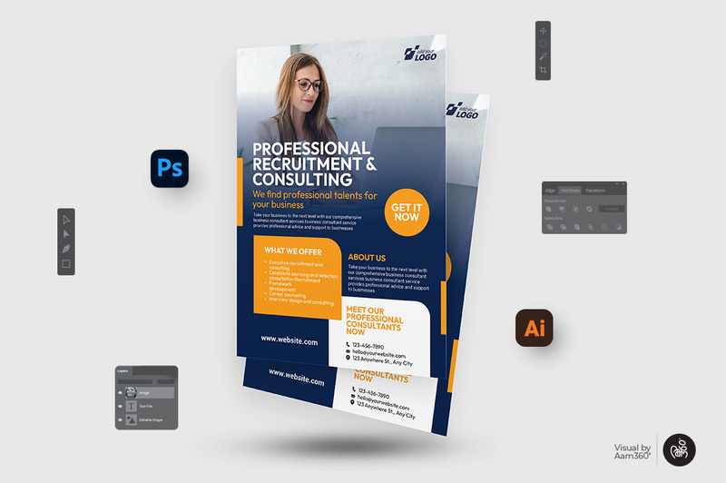 Business Consultant Service flyer Template_V02