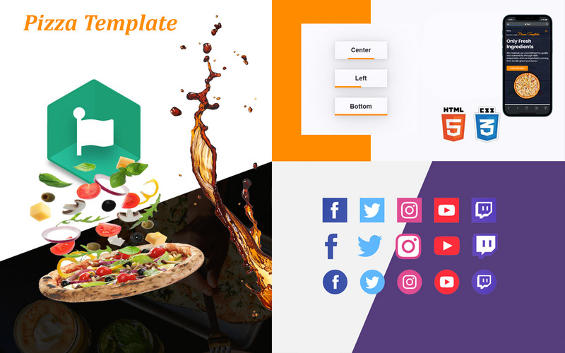 Pizza Template - Bootstrap 5 HTML5 Website Template