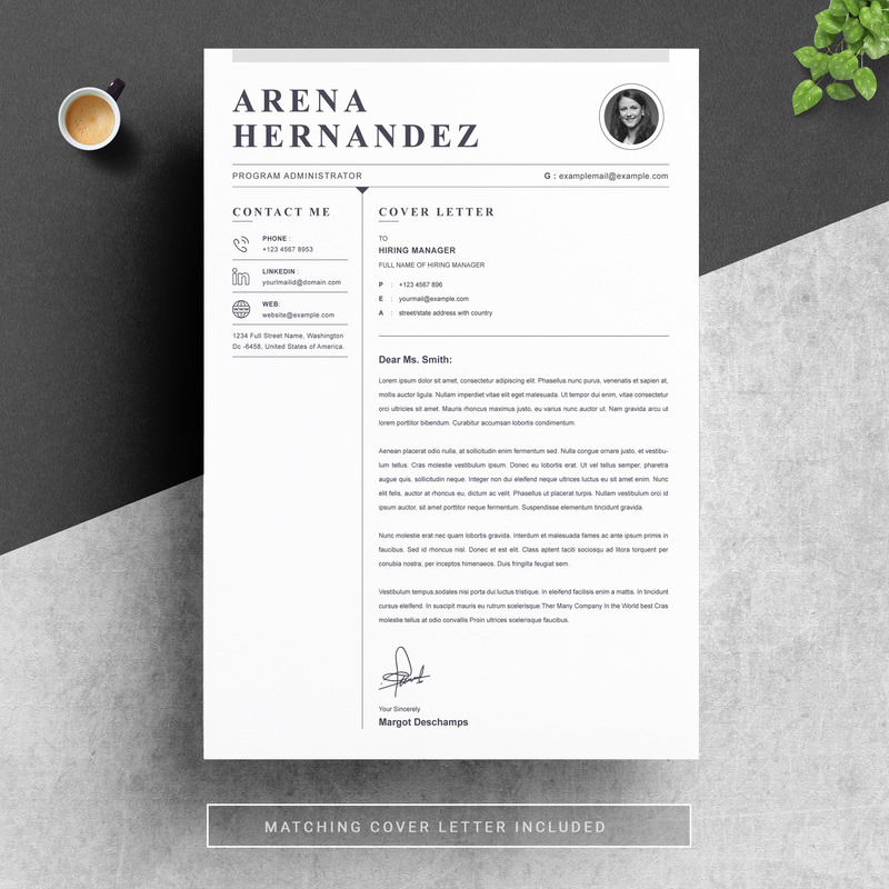 Arena / Clean Resume Template - Features Image 3