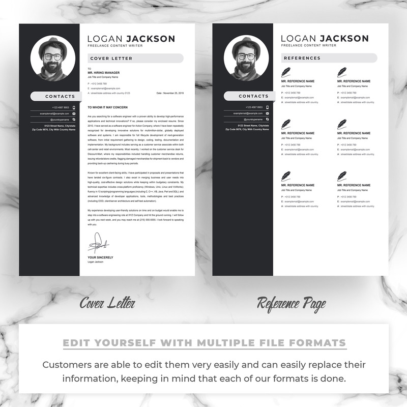 LOGAN JACKSON / Özgeçmiş Şablonu - Features Image 3