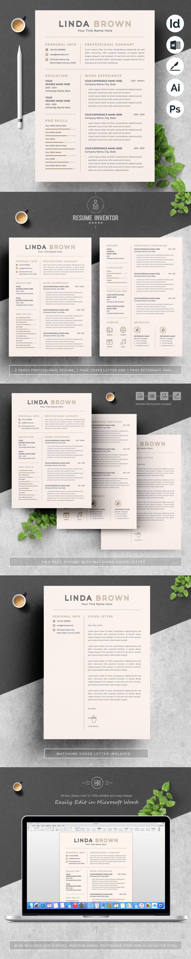 Design CV semplice/elegante - Caratteristiche Immagine 1