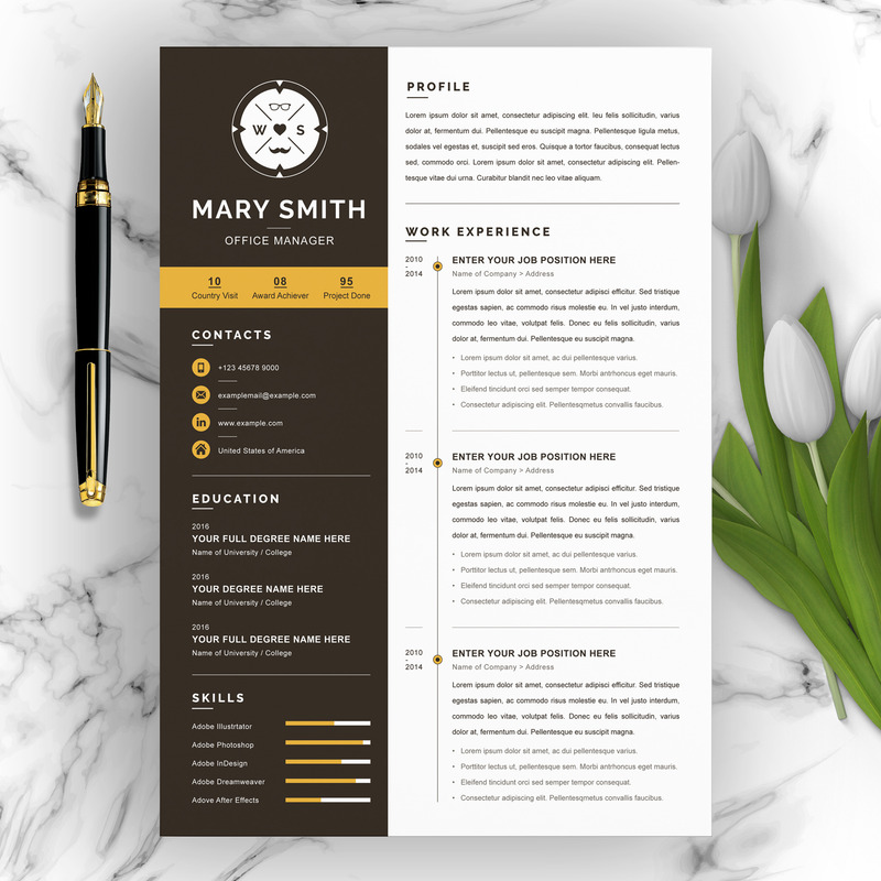 Marry Smith / CV Template - Features Image 1