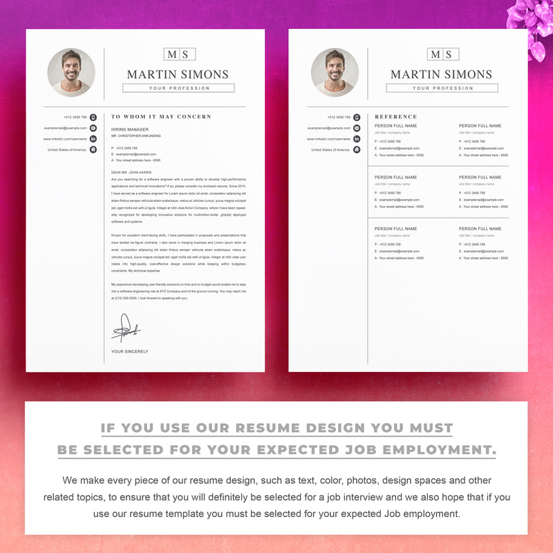 Martin Simons / Resume Template - Features Image 2