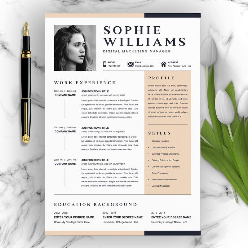 Sophie Williams / CV Şablonu - Features Image 1